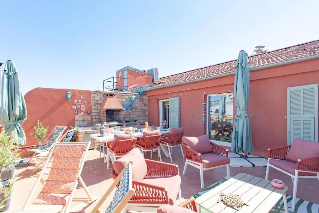 Apartment #48 Suite Jean Top Floor Terrace 5Min Walk Sea Ac Nice France